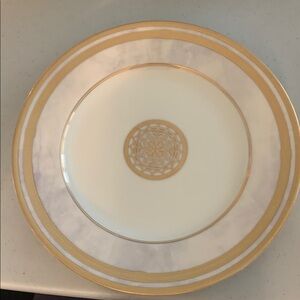 Mikasa Cream and Gold Accent Salad Plate